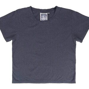 Jungmaven Cropped Lorel Tee - Diesel Gray - XS